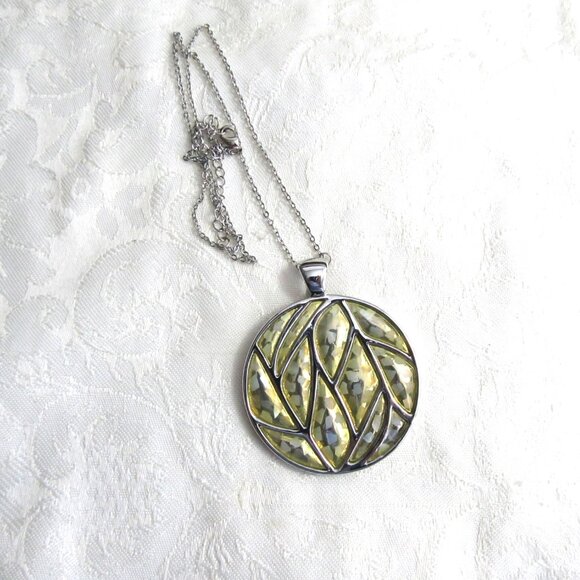 Lia Sophia Pendant Necklace In Enamel & Silver Tone - Picture 3 of 6
